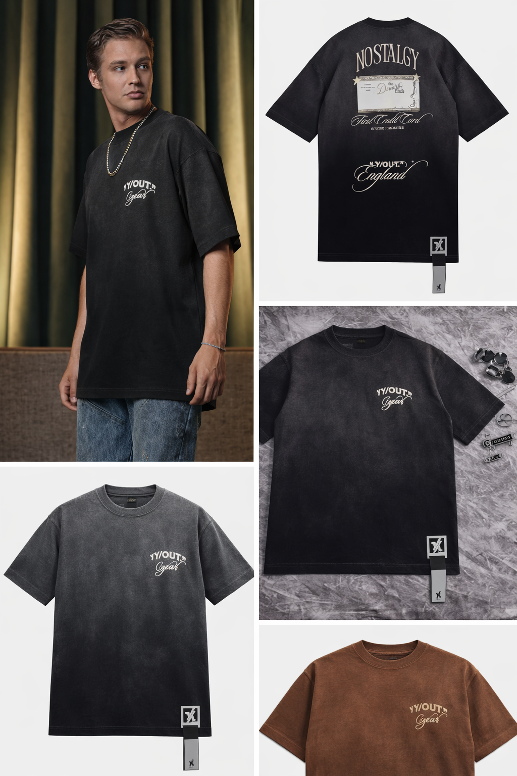 Y/OUT - GEAR T-SHIRT (Oversize Premium)